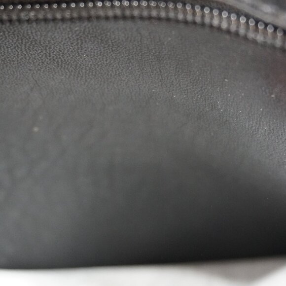 Coach Sonoma Black Pebbled Leather Large Flap Crossbody Bag - Picture 12 of 16